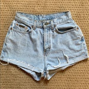 Calvin Klein vintage jean shorts